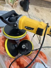 8000W Rotary Rotary Car Polisher Buffer Orbital Polishing Machine Wax 5"6''7"Pad