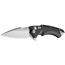 Hogue, X5, Folding Knife CPM154 / Tumbled, Plain 3.5" Aluminum / Black 34570