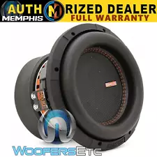 MEMPHIS MJM844 MOJO 8" SUB 900W RMS DUAL 4-OHM SUBWOOFER BASS CAR SPEAKER NEW