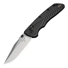Hogue Knives Deka 3.25" ABLE Lock Clip Point Tumbled MagnaCut Black 24379