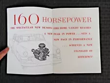 GENUINE 1952 DeSoto FIREDOME 160hp HEMI V8 HEMISPHERICAL CATALOG SALES BROCHURE