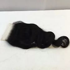 Triippy Black HD Lace Closure Body Wave Human Hair Wig Size 14 Inch