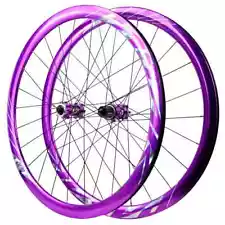 700C Road Bike Wheelset 24H Rim Depth 38mm Disc Brake 6 Pawls 8-12 Speed