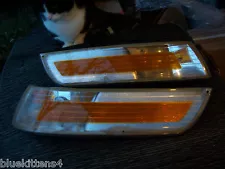 1995 1996 GRAND MARQUIS LEFT & RIGHT CORNER MARKER LIGHT OEM USED SIGNAL (For: 1996 Grand Marquis)