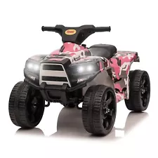 TOBBI Ride on ATV Four Wheeler for Kids Ride On Electric 4 Wheeler ATV Quad Toy