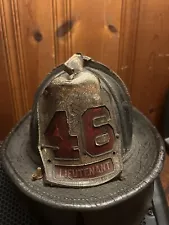 Vintage Leather FDNY helmet