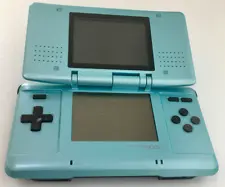 Nintendo DS Original NTR-001 Console with Charger- Sky Blue - Tested Works