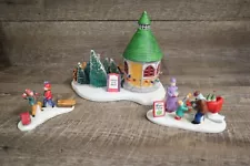 Lemax Village Collection Porcelain Trees for sale Maple Syrup Snowball Fight