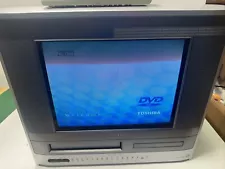 Toshiba DVD VHS Combo TV MW14F52. With Remote. 14 Inch. Read