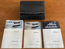 2014 Lexus ES ES300h ES350 Owners Manual Set in Storage Case + Navigation Guide