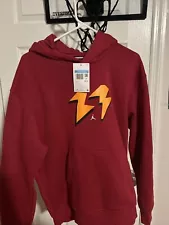 red size medium jordan hoodie, new with tags and a HUGE discount