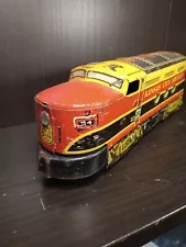 Marx Trains #54 Kansas City Southern Diesel Train. Tin Litho Toy Vintage Retro