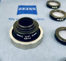 Zeiss 0.63x C-mount 426113 For Axioline Microscopes