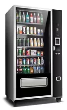 EPEX Cashless Large Combo Vending Machine with Stratified Temp Control Black