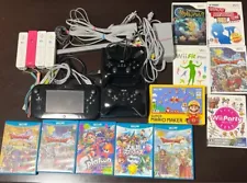 Nintendo Wii U 32GB Console Bundle with 2 Controllers & 11 Games