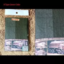 On Sale 1/35 Nylon Camouflage Net A Woodland Green for RC Tank German Tiger