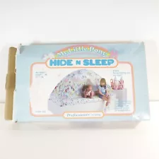 My Little Pony Hasbro VINTAGE Hide N Sleep Twin Bed Tent 1985 Instant Playhouse!