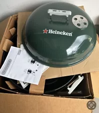 Weber 22” Kettle BBQ Grill : HEINEKEN edition : RARE : NEW !!