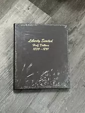 Dansco 6152 Liberty Seated Half Dollars Brand New Coin Album Sealed.