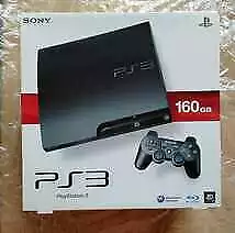 Sony PlayStation 3 PS3 160GB Black Game Console New