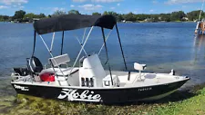 15 ft 1985 Hobie Cat Power Skiff Fisherman -40 HP Mercury-Trailer & Video-Tampa