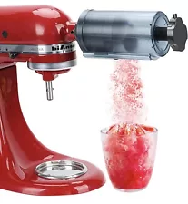 Shaved Ice Attachment 8 Ice Molds For Kitchen Aid Stand Mixer Sno Snow Cone