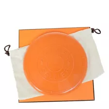 HERMES Logo Interior Serie Frisbee Wouf Flying Disc Plastic Orange 65KA306