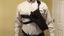 R/L CHEST Shoulder Holster THOMPSON CENTER T/C ENCORE 12", 15" barrel w/Scope