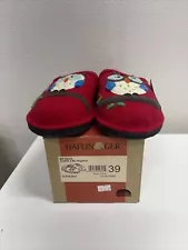 Haflinger Slippers - AR Olivia - Euro Size 39 - Red