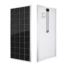 HQST 190W 12V Monocrystalline Solar Panel w Solar Connectors High Efficiency ...