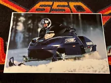 ð ‘02 YAMAHA SRX 700 Snowmobile Action Poster semi vintage sled SRX700