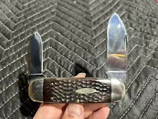 Case XX 1970 10 Dot 6250 Sunfish Elephant Toe Wood Handle Pocket Knife