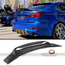 For 06-12 IS250 IS350 JDM Duckbill Highkick V2 Carbon Painted Trunk Wing Spoiler