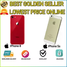 【Hot Sale】Apple iPhone 8|5s-16GB|64GB-ALL COLORS Unlocked-Excellent Condition Wz