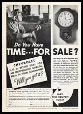 1937 Chevrolet Independent Garageman Program Do You Have Time For Sale? Print Ad