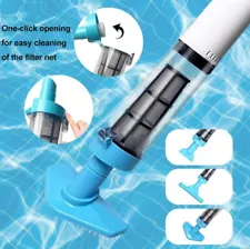 3 in 1 Cordless Rechargeable Pool Vacuum, Handheld Pool Cleaner Ideal for Spas