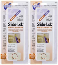 2 Pack Mommy's Helper Bi-Fold & Closet Door Slide-Lok Child Safety Lock 70302-2