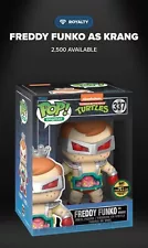 Freddy Funko as Krang Royalty Digital NFT Redemption for Physical On Sale