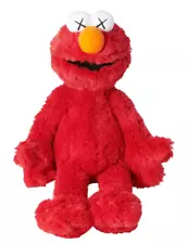 Kaws Sesame Street UNIQLO Elmo Plush Toy- Red- Limited Edition