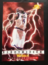 1996 Fleer Skybox Chris Webber Electrified Bullets #298 NBA Basketball