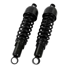 Motorcycle Twin Shock Absorbers 305mm Eye To Eye Black Custom Upgrade