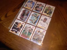 1988 Fleer - 9 cards for sale - Martinez - Glavine - Bonds - Jackson - Ryan