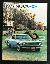 1977- CHEVROLET CHEVY Nova - Sales Brochure / Color Catalog