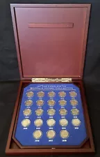 Danbury Mint Complete Buffalo Nickel Collection Box 1913 - 1938