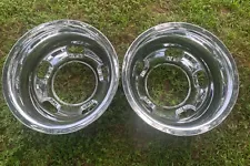 OEM Pair (2) 03-18 Dodge Ram 3500 Rear Dually 17" Wheel Covers Liners Simulators