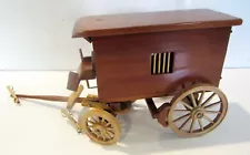 Rare, Craft Master Wagons of the Old West, JAIL WAGON, built-up, NICE