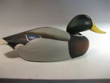 Wm SCHAUBER MALLARD DRAKE DUCK DECOY - FULL SIZE