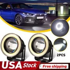 3" Car LED Fog Light Driving Projector COB Lamp Angel Eye Halo Ring DRL White (For: Coachmen Concord 300TS)