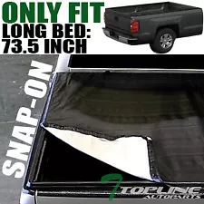 Topline For 1995-2004 Toyota Tacoma 6' Short Bed Hidden Snap Vinyl Tonneau Cover