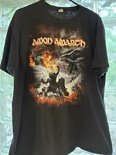 Amon Amarth T-shirt Sz XL 2009 Thunder God Tour Viking Death Metal Turisas Tyr